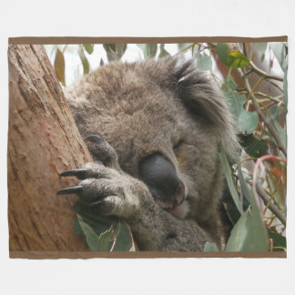 Grosse couverture en polaire de l'ours de Koala co