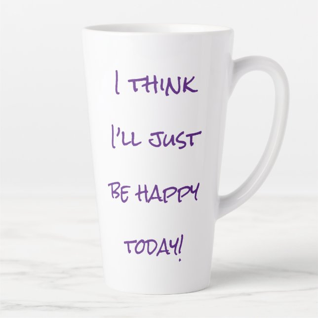 Grosse Mug avec Amusant, Message inspirant en viol (Droite)