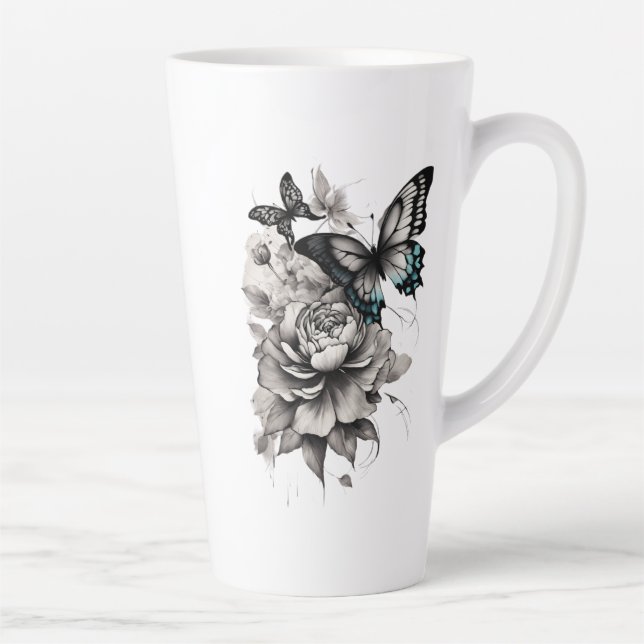 Grosse Mug en latte de 17 oz - Transformation des  (Droite)