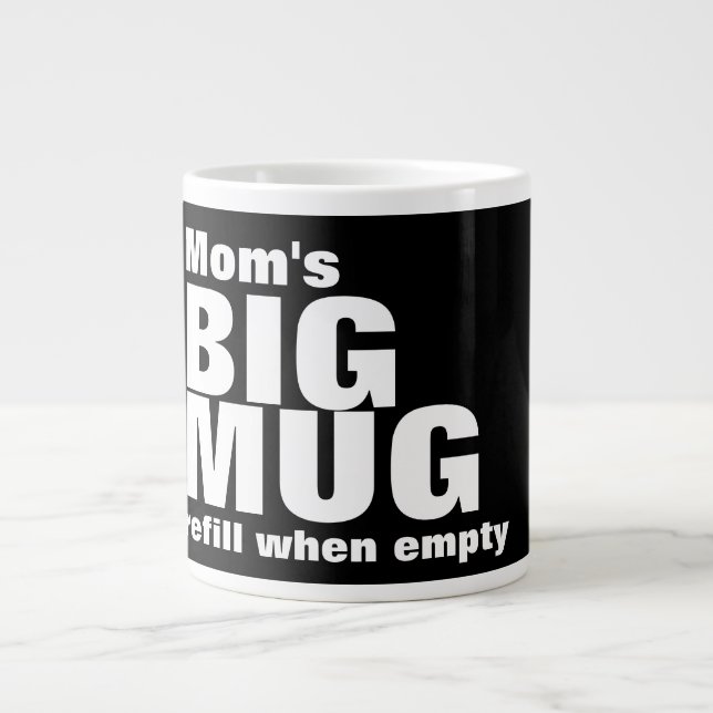 Grosse Mug Personnalisée Avec Nom Et Texte (Devant)