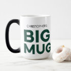 Grosse Musique verte | Grosse Mug | Mug de nom per
