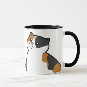 Grosse tasse heureuse de sonnerie de chat de