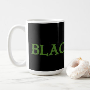 Grosse tasse noire irlandaise
