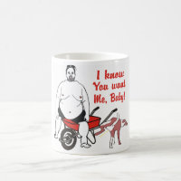 Grosse tasse répulsive drôle d'homme