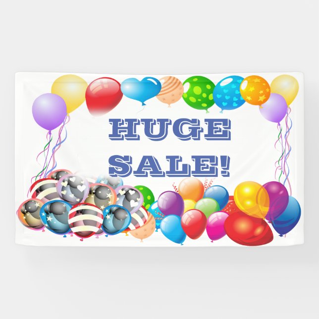 Grosse vente Vinyl Banner 3' x 5' Bannière (Horizontal)