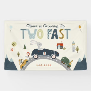 Grossesse 2 bannière d'anniversaire rapide