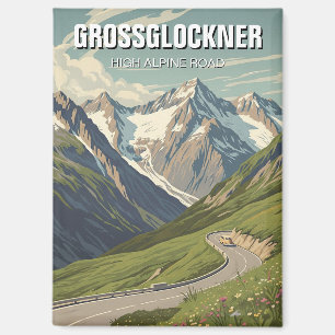 Grossglockner High Alpine Road Postcard Magnet