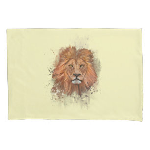 Großkatze Big Cat Löwe lion Pillowcase