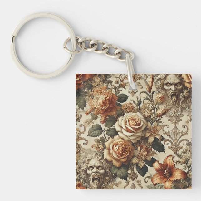 Grotesque Elegance – Gothic Victorian  Keychain (Front)