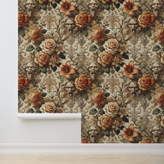 Grotesque Elegance – Gothic Victorian  Wallpaper (Application)