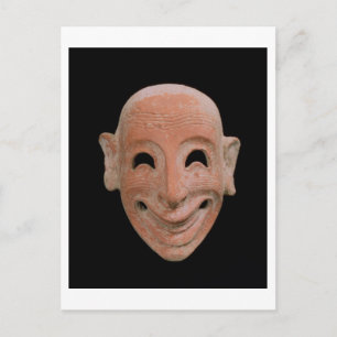 Grotesque mask, from Motya, 6th century BC (terrac Postcard