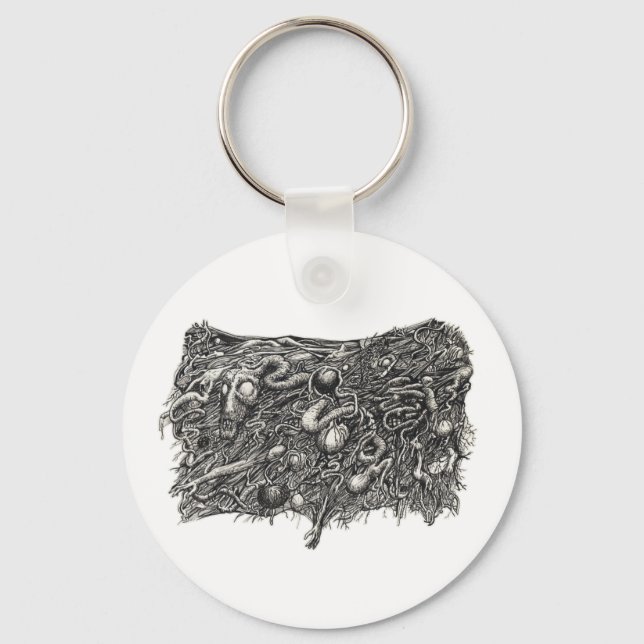 Grotesque Number 1, by Brian Benson Keychain (Front)