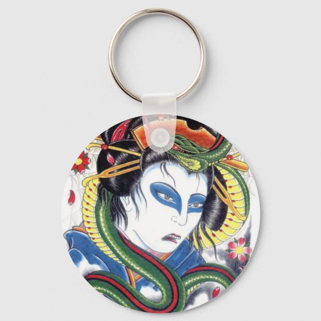 Grotesque & Snake Keychain (Front)