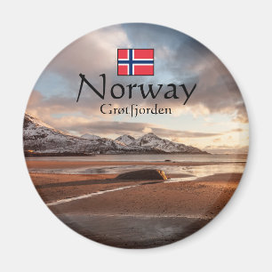 Grotfjorden Norway Souvenir Magnet
