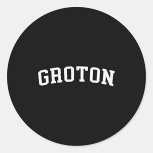 Groton  classic round sticker