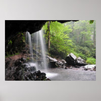 Grotto Falls Smoky Mountain Nat'l Park Poster