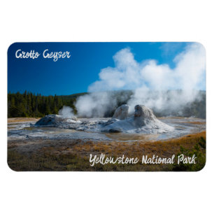 Grotto Geyser Yellowstone National Park Magnet