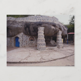 Grotto Shrine of Mariel, visitation of Virgin Mary Postcard