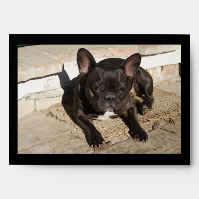 Grouchy French Bulldog Envelopes (Front)