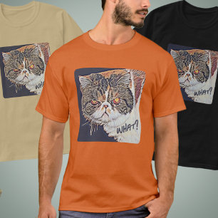 Grouchy Grumpy Cat Funny T-Shirt