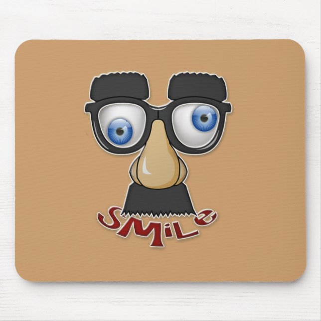 grouchy smile mouse pad (Front)