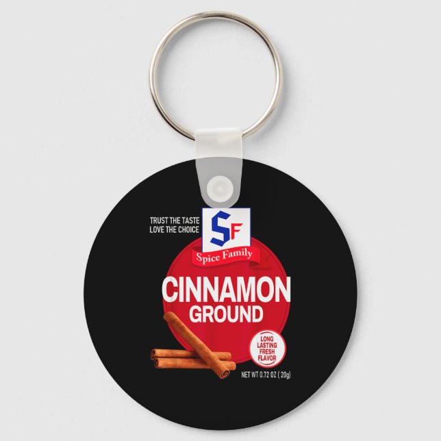 Ground Cinnamon Halloween Sce Costume Group Matchi Keychain (Front)