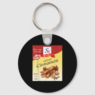 Ground Cinnamon Sce Condiment Costume Holiday Sce  Keychain