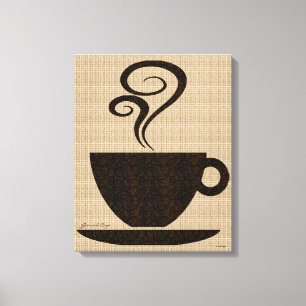 Ground Cup art on canvas Print