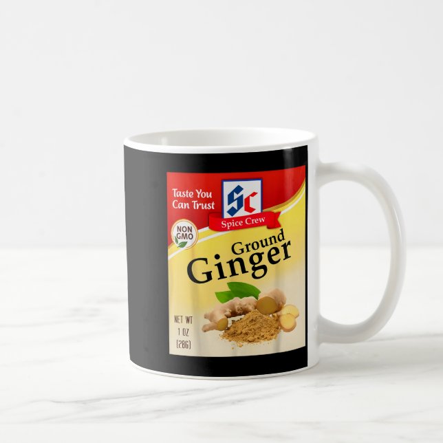 Ground Ginger Condiment Costume Holiday Sce Costum Coffee Mug (Right)