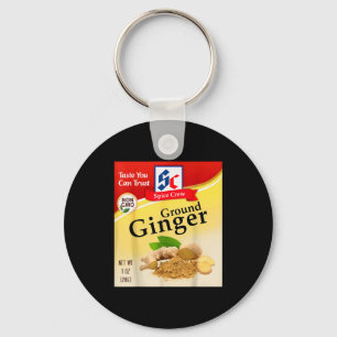 Ground Ginger Condiment Costume Holiday Sce Costum Keychain