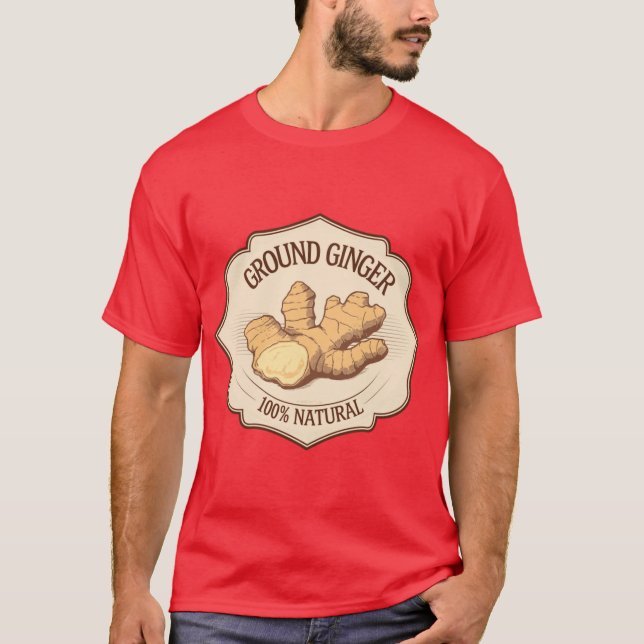 Ground Ginger label boy T-Shirt (Front)