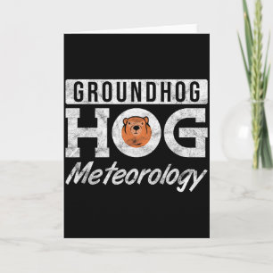 Ground Hog Groundhog Meteorology _3  Card