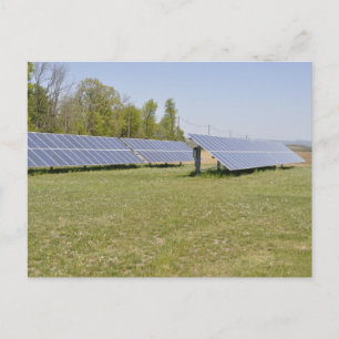 ground mounted solar panels postcard