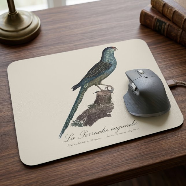 Ground Parrot or Swamp Parrot, Pezoporus Wallicus Mouse Pad (Ground Parrot or Swamp Parrot, Pezoporus Wallicus. Mouse Pad)