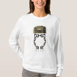 Ground plan and facade of the Pantheon, Rome, from T-Shirt