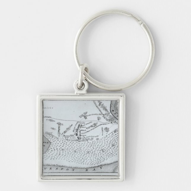 Ground Plan of the Battle of San Jacinto Keychain (Front)