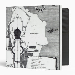 Ground plan of the Vatican, Rome Binder