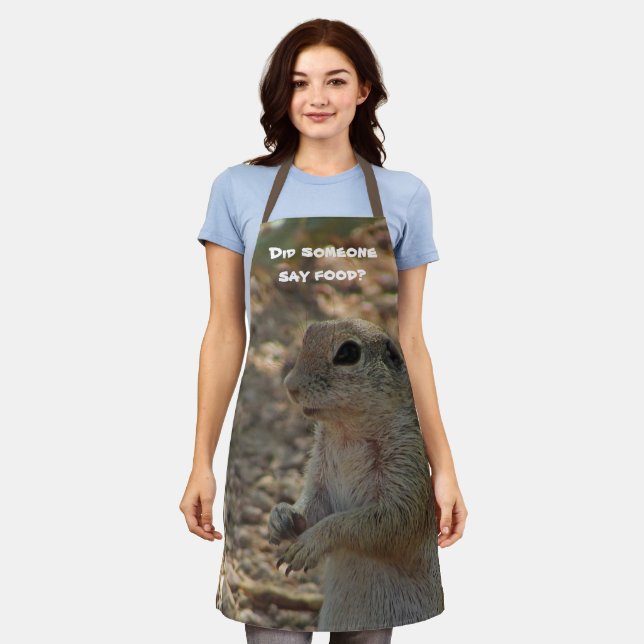 Ground Squirrel Small Southwest Desert Animal Apron (Worn)