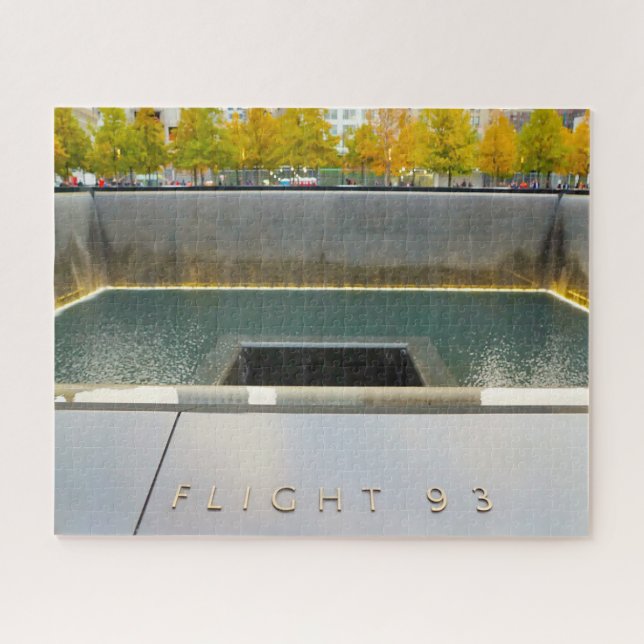 Ground Zero Water Feature New York Jigsaw Puzzle (Horizontal)