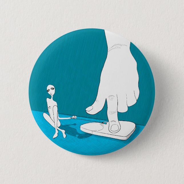 grounded 2 inch round button (Front)