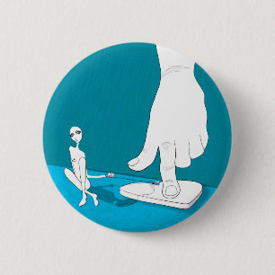 grounded 2 inch round button