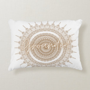 Grounded Mandala Pillow