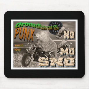 Groundhawg PUNX world tour NO MO SNO Mouse Pad