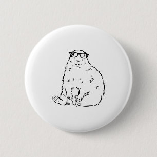 Groundhog _3  2 inch round button
