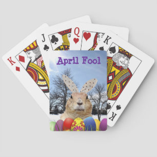 Groundhog April Fool Day Playing Cards