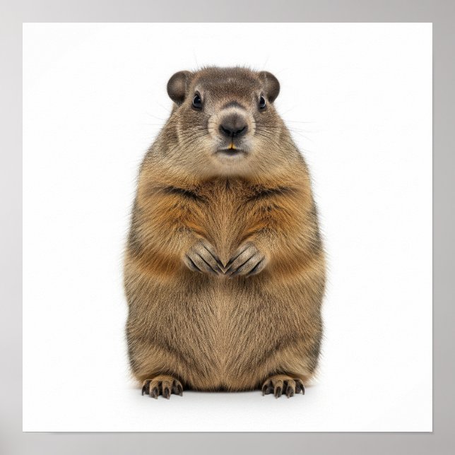 Groundhog Art Poster (Front)