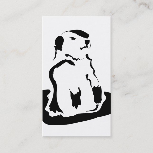 groundhog business card (Front)
