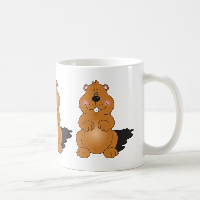 GROUNDHOG DAME CAFÉ MUG (Droite)