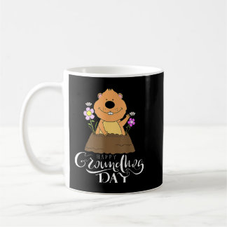 Groundhog Day 2021 Happy Ground Hog Funny Men Wome Coffee Mug