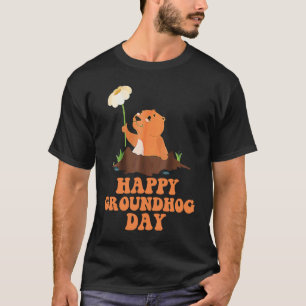Groundhog Day 2023 Happy Ground Hog Men Women Kids T-Shirt